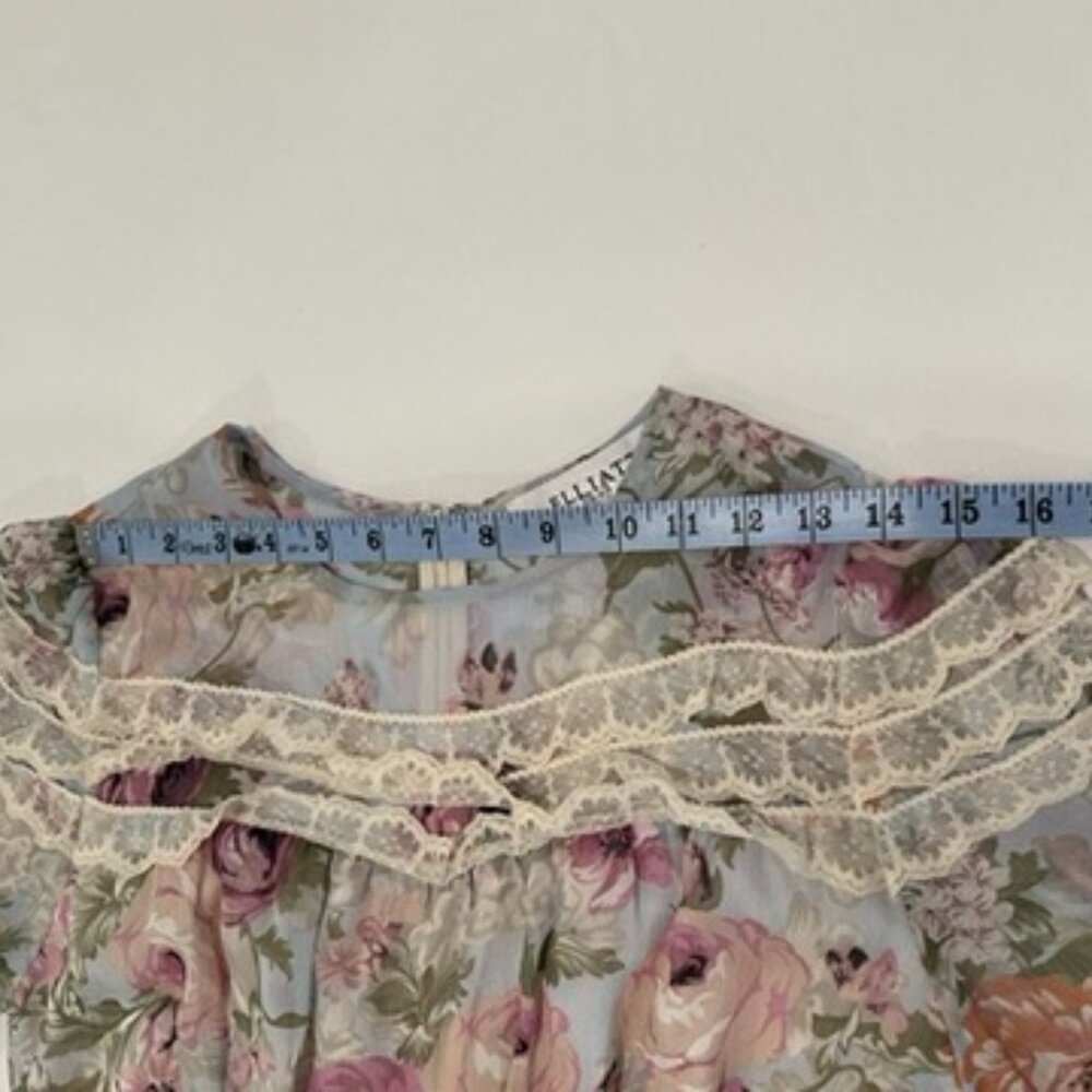 Elliatt Floral Long Sleeve Romper/Playsuit Sz M - Picture 8 of 14